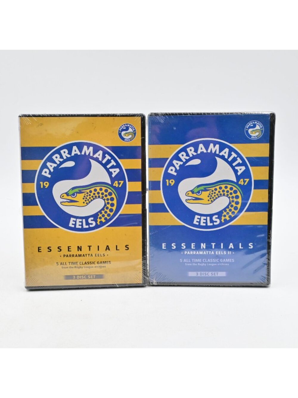 Parramatta Eels Essentials 3-Disc DVD Set All-Time Classic Rugby Games Region 4